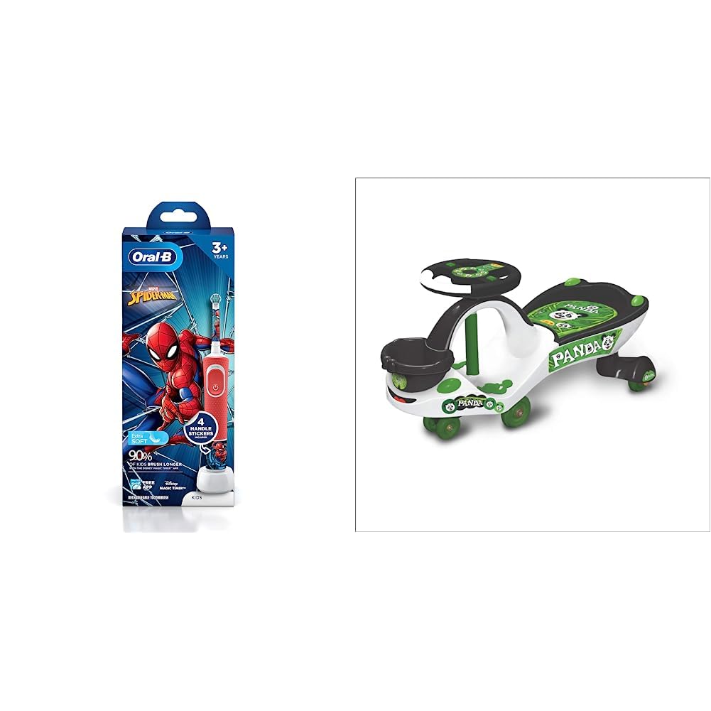 See full amazon price history chart for Oral-B Kids Electric Rechargeable Toothbrush, Featuring Spider Man, Extra Soft Bristles (Age 3+Multicolor) & Toyzone Magic Car Swing Car | Baby Car | Toy Car | Push Car | Ride On Car With Music Oral-B Kids Electric Rechargeable Toothbrush, Featuring Spider Man, Extra Soft Bristles (Age 3+Multicolor) & Toyzone Magic Car Swing Car | Baby Car | Toy Car | Push Car | Ride On Car With Music (B0C9TGFL93) Amazon Price History, Amazon Price Tracker