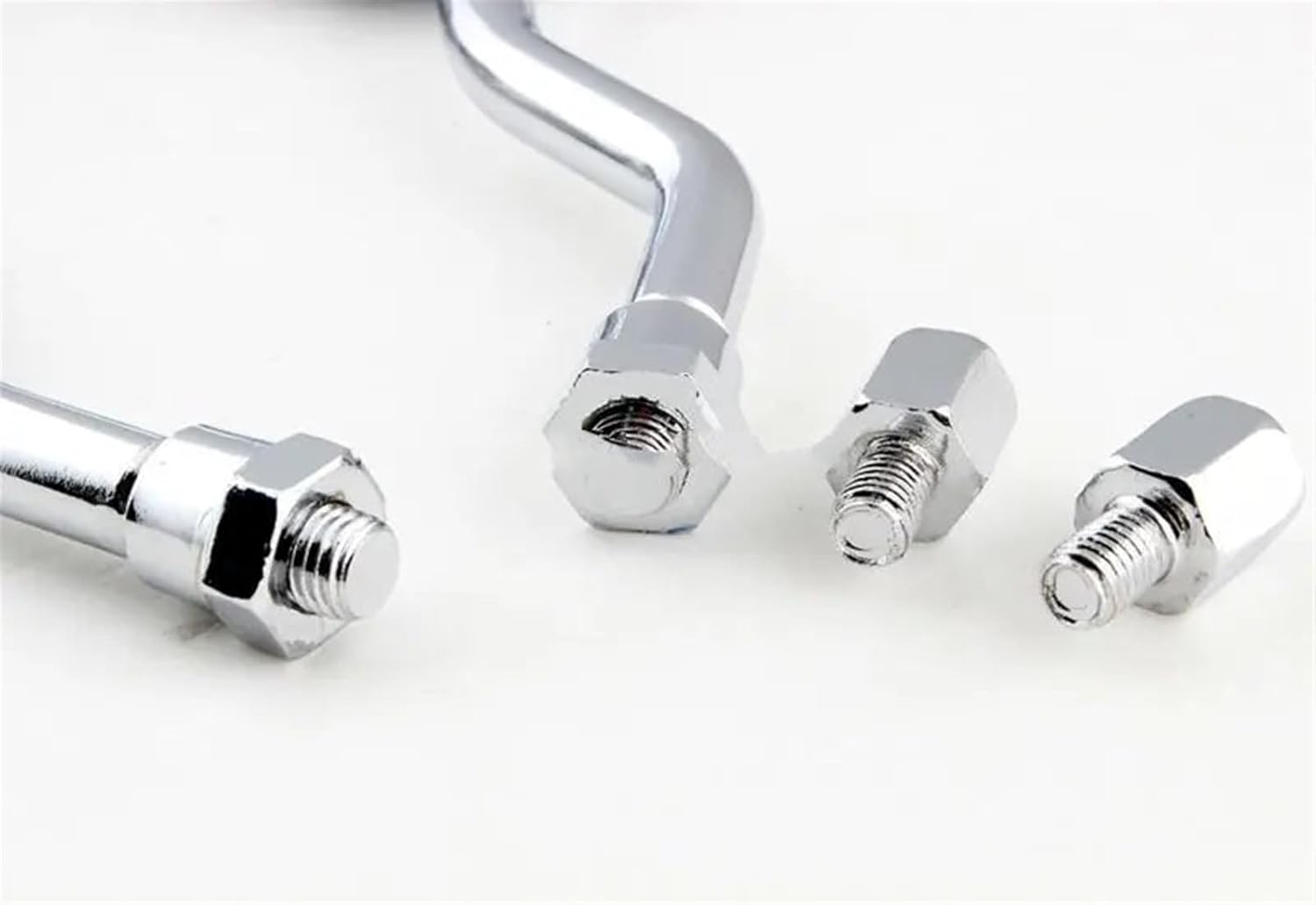 バイク用 ミラー 2 個オートバイミラークロームスカルハンド爪サイドリアビューミラー 8 ミリメートル 10 ミリメートルバックミラ