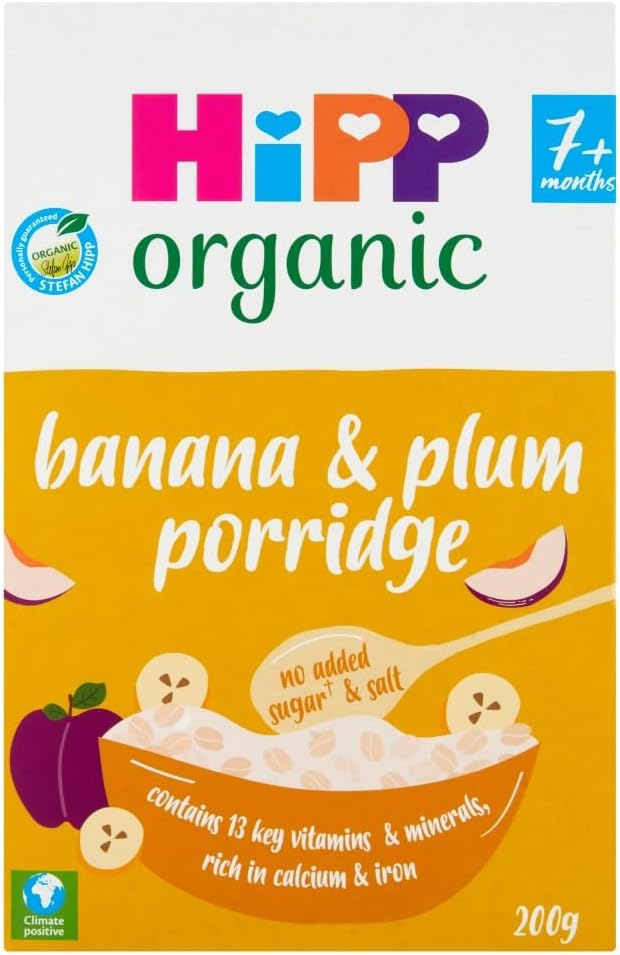 Organic Banana and Plum Porridge 200g