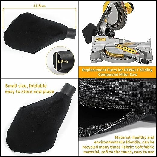 Miniatura 6 de Thaekuns DW7053 Bolsa de polvo para sierras ingletadoras DeWalt