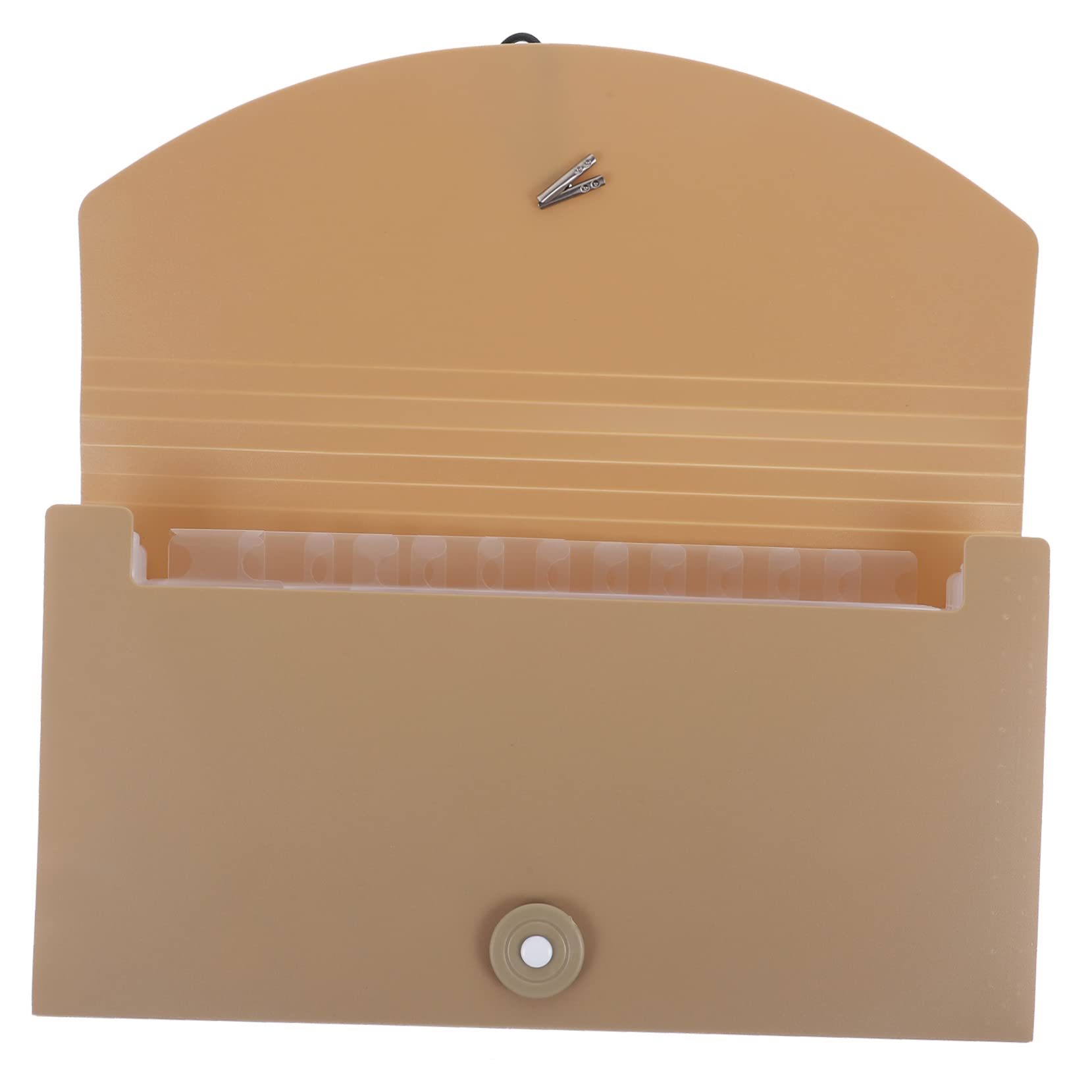 Cartella Per Documenti Espandibile in Plastica Pp Organizer Fisarmonica e Etichette Colorate e Resistente Per Archiviazione Di File