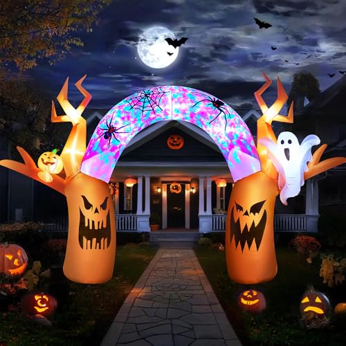 HPC Decor 17 FT Halloween Inflatable Decorations,Outdoor Garden Decorations,Scary Glowing