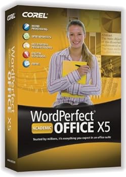 CD-ROM WordPerfect Office X5 Academic English/French (bilingual software) Book