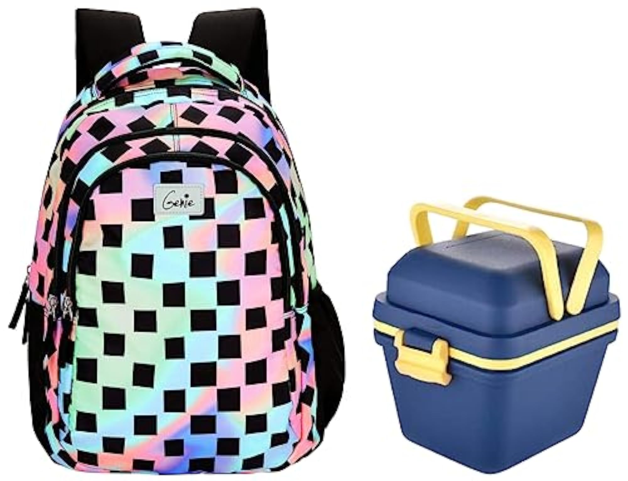 Iridescence School Bag for Girls, 17 Inch Backpack