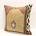 Handmade kilim Pillow cover 20x20 inch Throw bolster nomadic traditional art deco Oriental Anatolian Home Decor cushion cover