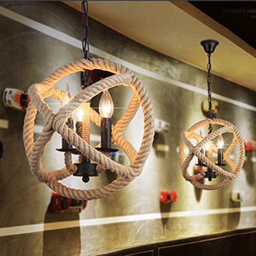 Lámpara de araña industrial E14 retro colgante para iluminación de techos 4