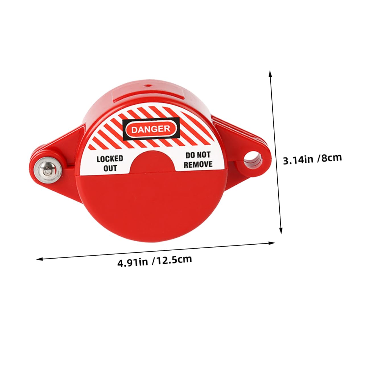 BUGUUYO 8pcs Valve Lock Gate Valve Device Water Spigot Lockout Device Water Hose Protector Valve Handle Lock Water Spigot Faucet Knob Outdoor Water Spigot Lock Faucet Locks Outdoor Red