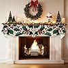 BVBOX Christmas Fireplace Mant... #5