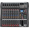 Depusheng DA8 Professionelle 8-Kanal-Stereo-Sound-Mischkonsole Bluetooth-USB-Aufnahme Computerwiedergabe Phantomspeisung…