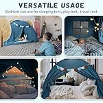 Razee Full Size Bed Canopy for Kids, Boys Bed Tent Dream Privacy Sleeping Tents Indoor, Toddler Under Bunk Bed Tent(String Lights and Pennant Banners are Included) - Image 5