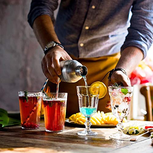 Set coctelera y accesorios de bar 750ml acero inoxidable miniatura 2