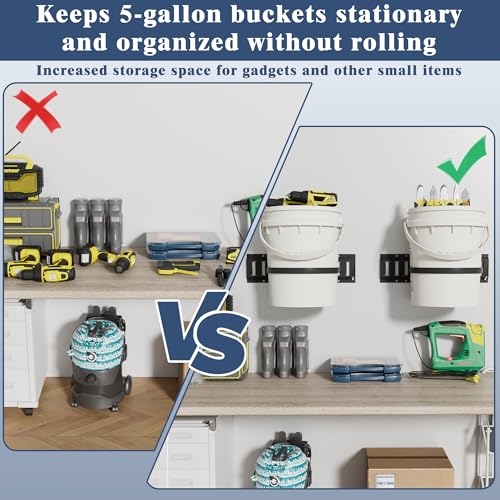 Support de seau 5 gallons pour piste E : fini les chutes en remorque fermée