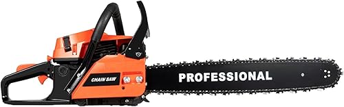 Miniatura 5 de Motosierras de gas de 58 cc de longitud de barra de 20 pulgadas, motosierra a gas motosierra de mano de gasolina de 2 tiempos para cortar madera al