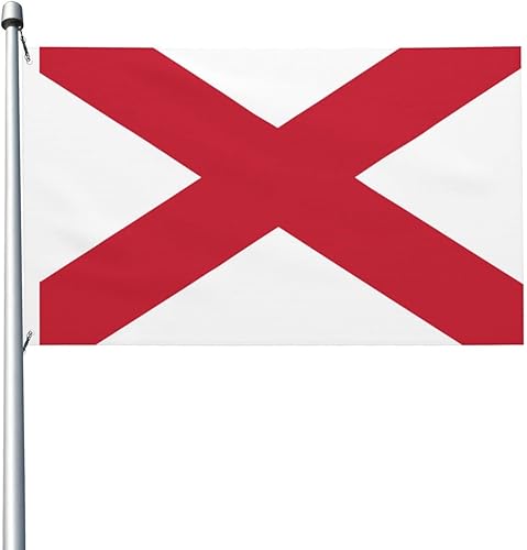 Bandera de Mapa de Irlanda del Norte, bandera de San Patricio Saltire de 3 x 5 pies, poliéster duradero de doble cara, divertida pancarta decorativa