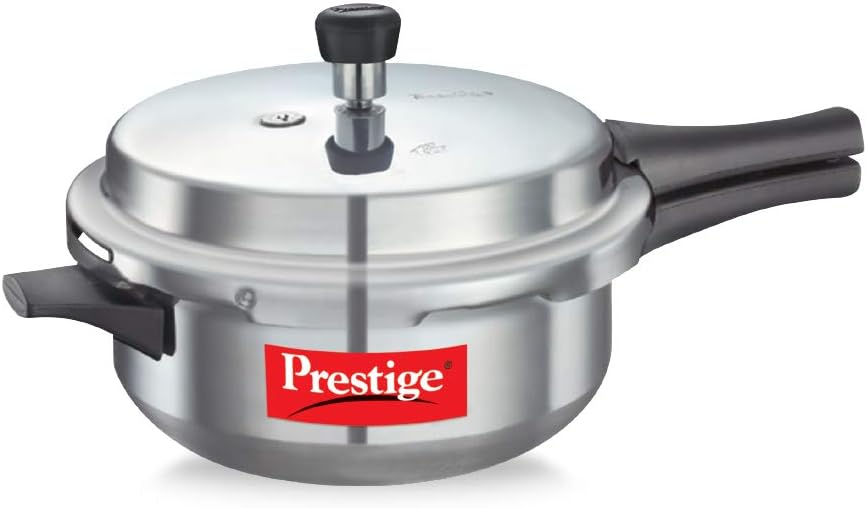 TTK Prestige 10025 Pressure Cooker, Junior, Silver