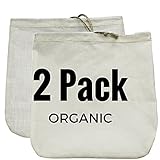 Nut Milk Bag 2 Pack! Commercial Quality & Reusable - 12
