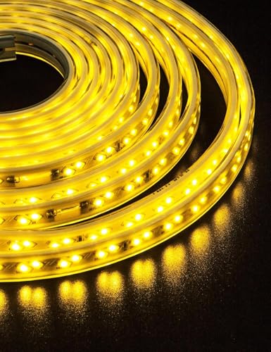 Image of XERGY 15 Meter LED Rope Light - 72 LEDs /M, Warm White, Waterproof Flexible Decorative Lights for Home, Garden, Balcony, Party, Wedding & Festival Decoration
