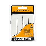 Woodland Scenics WOOJP5641 N Street Lights, Lamp Post (3)