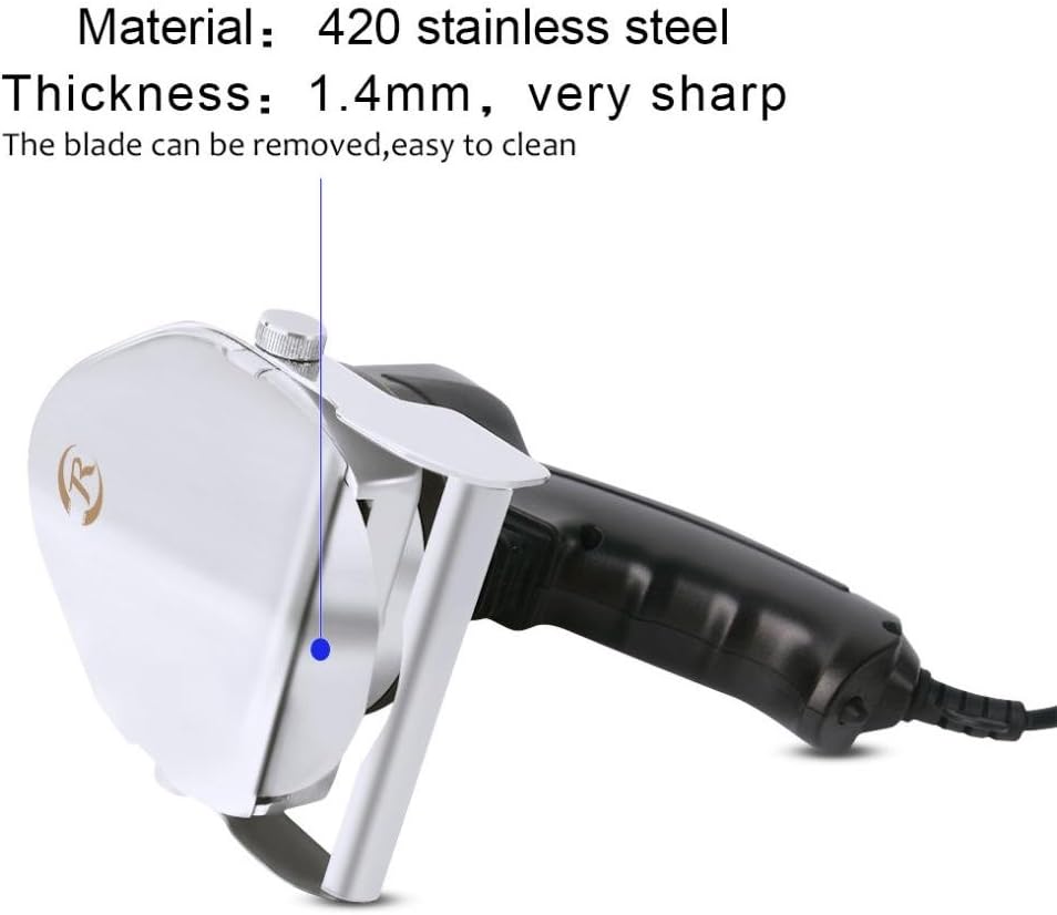 Coolbiz Automatic Kebab Knife Meat Slicer, Electric Serrated Knife Shawarma Doner Kebab Slicer, Professional Cutter Gyros Knife