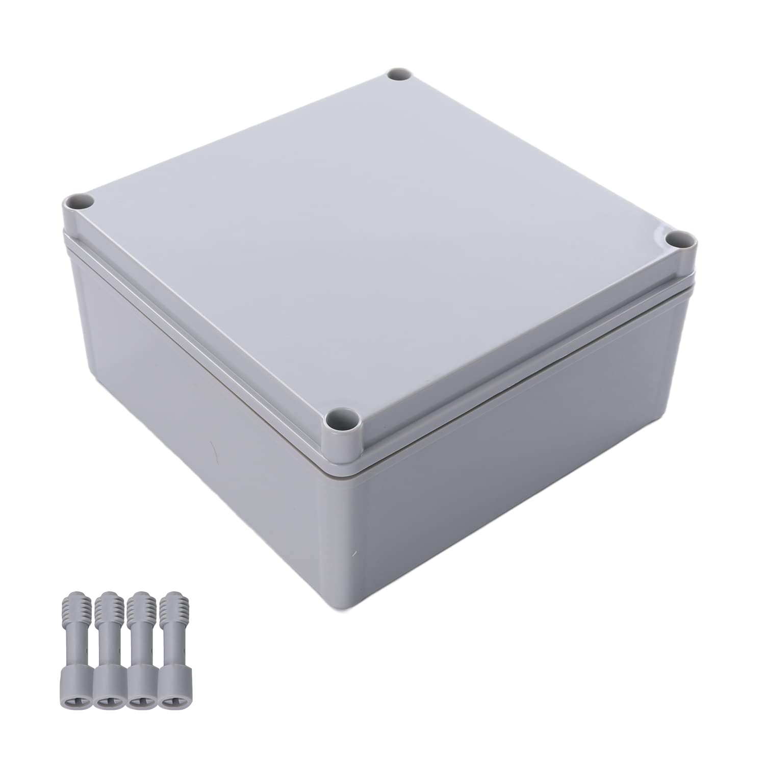 VEVOR Outdoor Electrical Junction Box, 20.87 X 16.92 X 7.87 In, ABS Plastic Electrical Enclosure Box With Hinged Cover Stainless Steel Latch, IP67 Dustproof Waterproof For Outdoor Electrical Projects - Foto 7