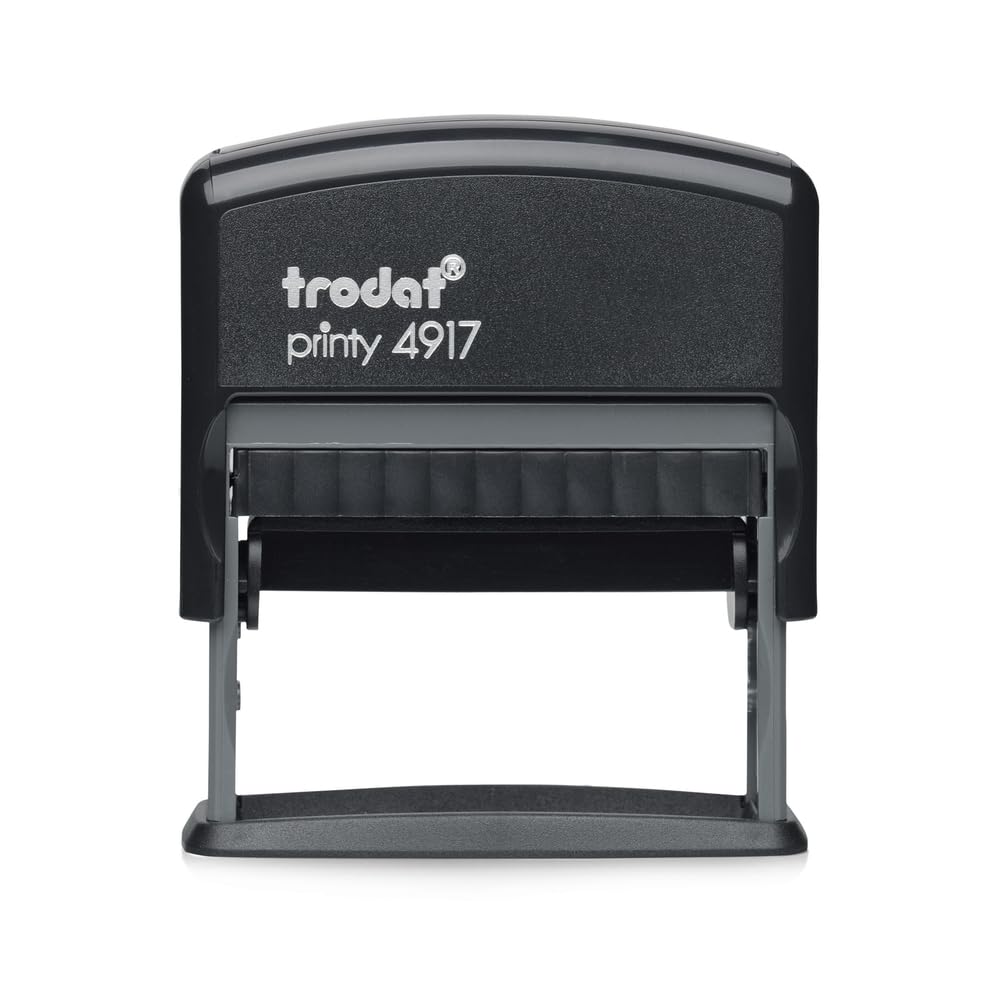 Timbro Personalizzato Trodat Printy 4917 - mm. 50X10 - Fino a 2 righe di Testo - Timbro per Ufficio, per Professionisti, Medici, Infermieri, Avvocati