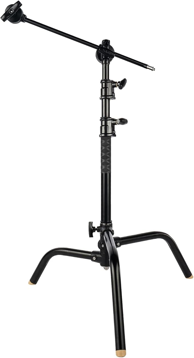 Selens Heavy Duty C Light Stand 140cm Low Angle 100 Metal Detachable