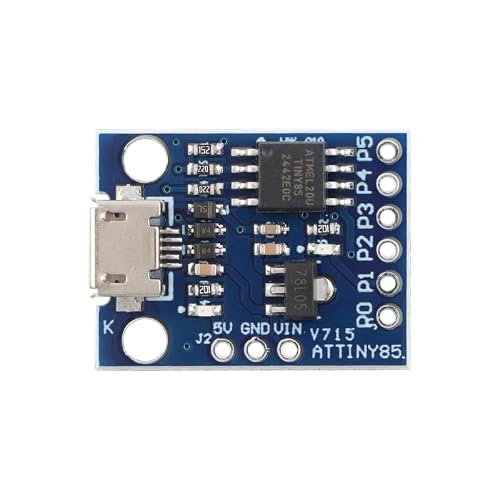 MusRock ATTINY85 Micro Development Board 8-Bit AVR Microcontroller Module Compatible for Arduino Expansion Board