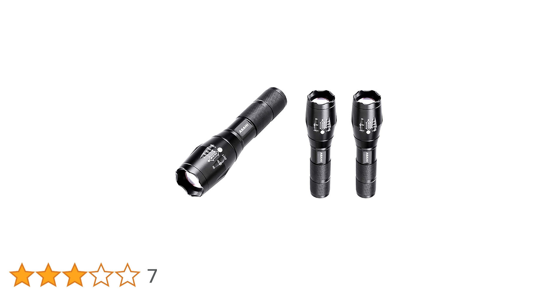 Amazon.co.jp: ASAHI(アサヒ) LEDハンディライト 市販電池対応単4電池