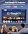 Google TV Projector 4K Support - CiBest Smart Projector with WiFi 6 and Bluetooth, Outdoor Movie Proyector Full-Sealed Optical Engine 3000 ANSI Home Ceiling Projector with Autofocus, Streaming Apps