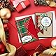 GLOBLELAND Weihnachtsstempel Mit Deutschem Text Weihnachtsbaum Stempel Glöckchen Silikonstempel Für DIY Scrapbooking Fotoalbum Dekorative Karten 6.3x4.33Inch