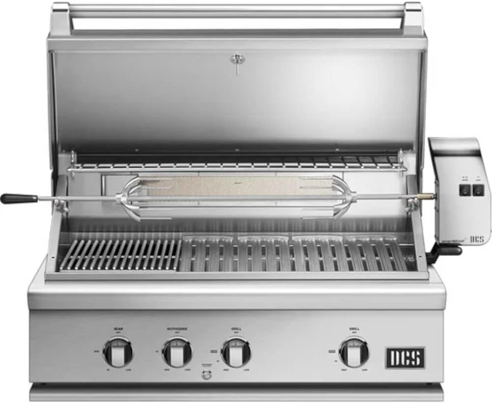 DCS Series 7 36-Inch Built-In Natural Gas Grill With Rotisserie & Infrared Burner - BH1-36RI-N