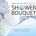SHOWER BOUQUET Loofah-Bath-Sponge XL Soft-Pastel-Colors 4-Pack // Extra-Large 75g Mesh Luffa Loofa Loufa Puff Pouf Set/Exfoliating Body Scrubber for Women and Men - Exfoliate & Soothe Face & Body