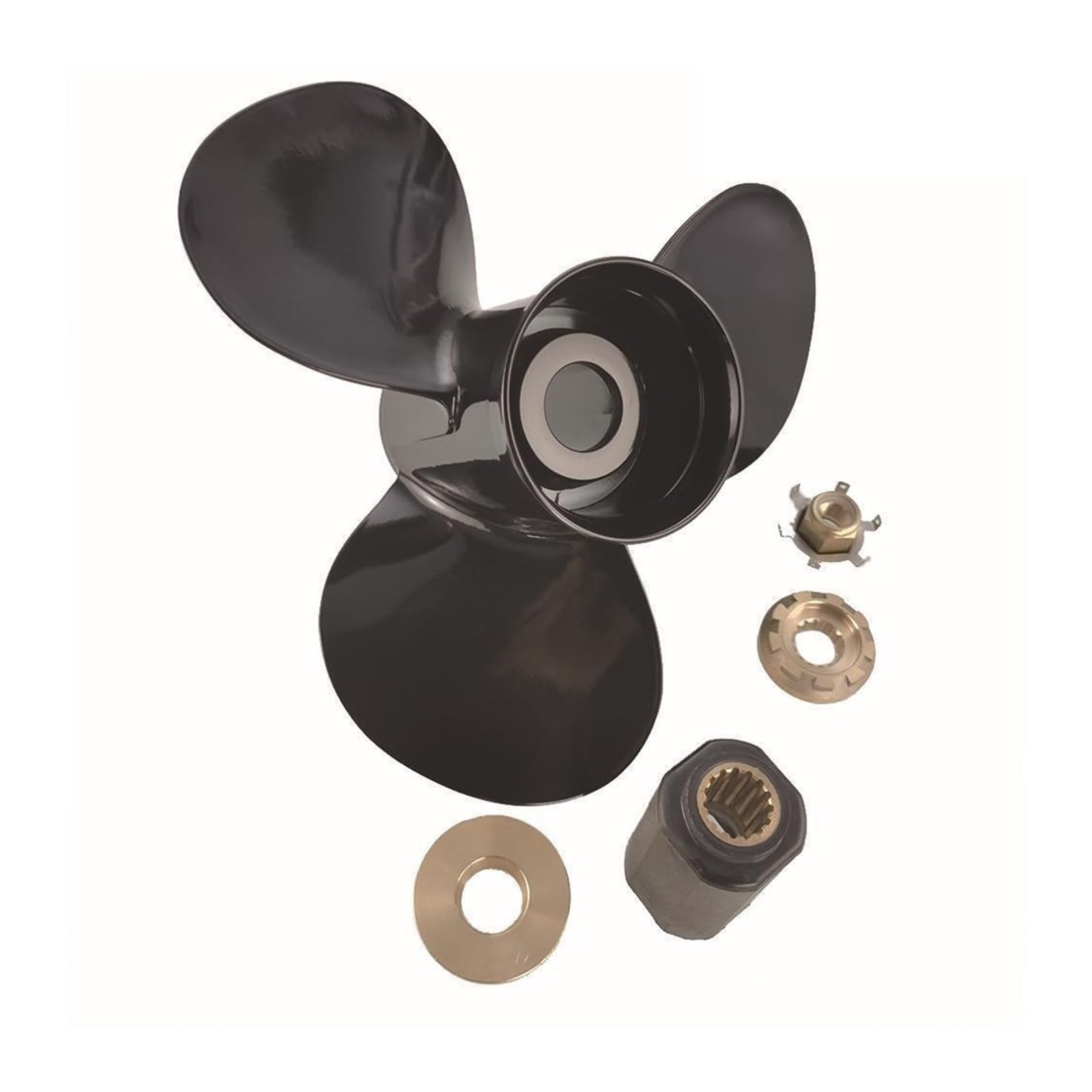 JVDDI Aluminum Alloy Propeller, Semi-solid Extrusion Casting, Suitable For 40-140HP Horsepower!(14X13)