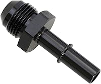 Vista 10 de KRD PERFORAMANCE 3/8 SAE Conexión rápida a 6AN Macho Push On EFI Manguera de línea de combustible de 90 grados Adaptador de montaje Conector