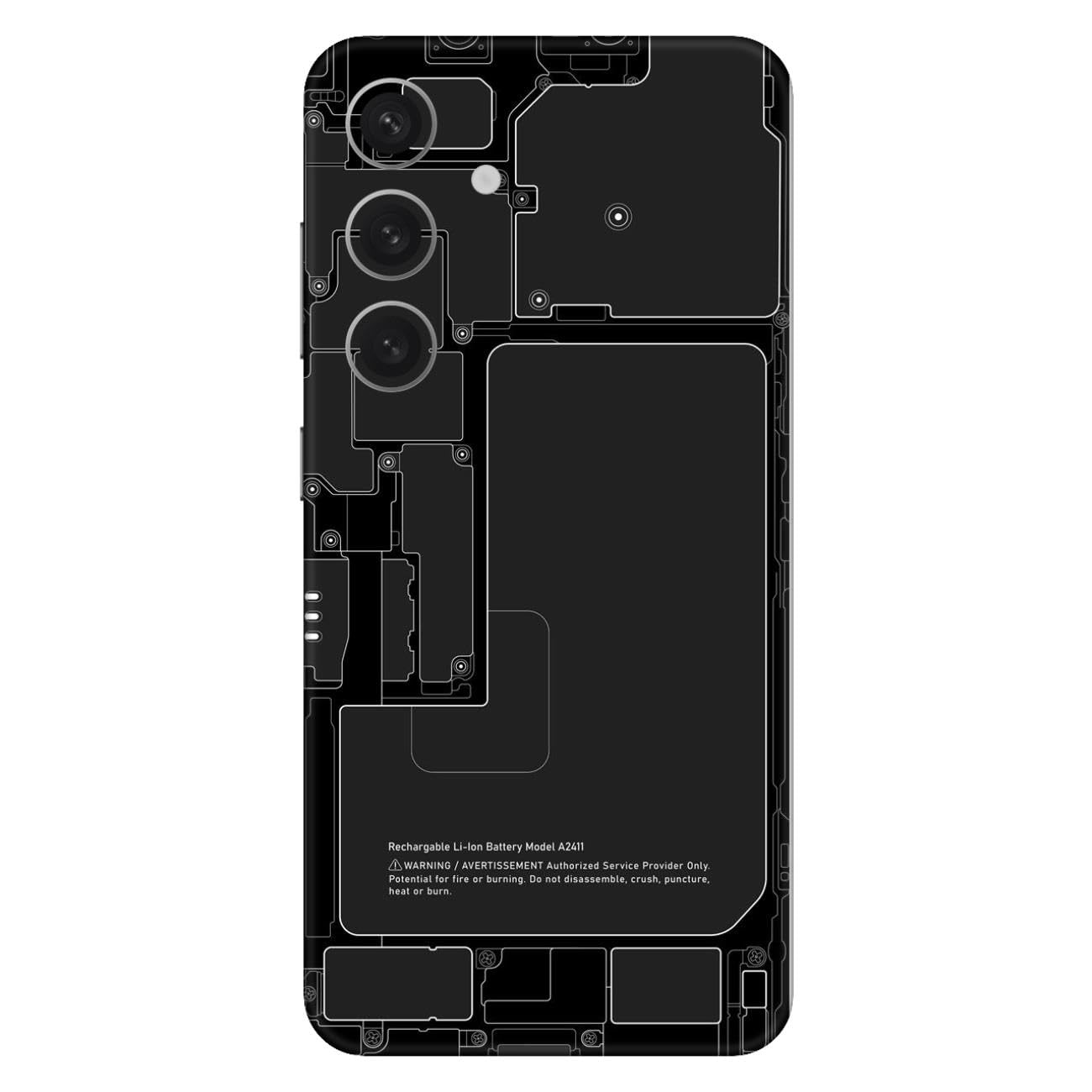 WRAP CRAFT Mobile Skins Compatible with Samsung Galaxy S24 Skin Not Back Cover, Camera & Back Protector Mobile Skin Wrap; Samsung Galaxy S24-DP-163-image-29