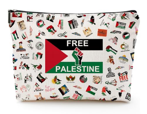 XYZONE Mix Makeup Bag, Multicolor, Palestine