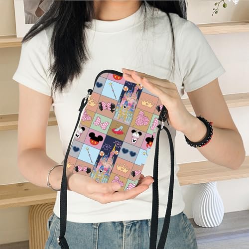 KEYCHIN Enchanted Kingdom Crossbody Bag Mouse Snacks Gifts Meet Me At My Happy Place Shoulder Bag Magical Castle Park Merch4