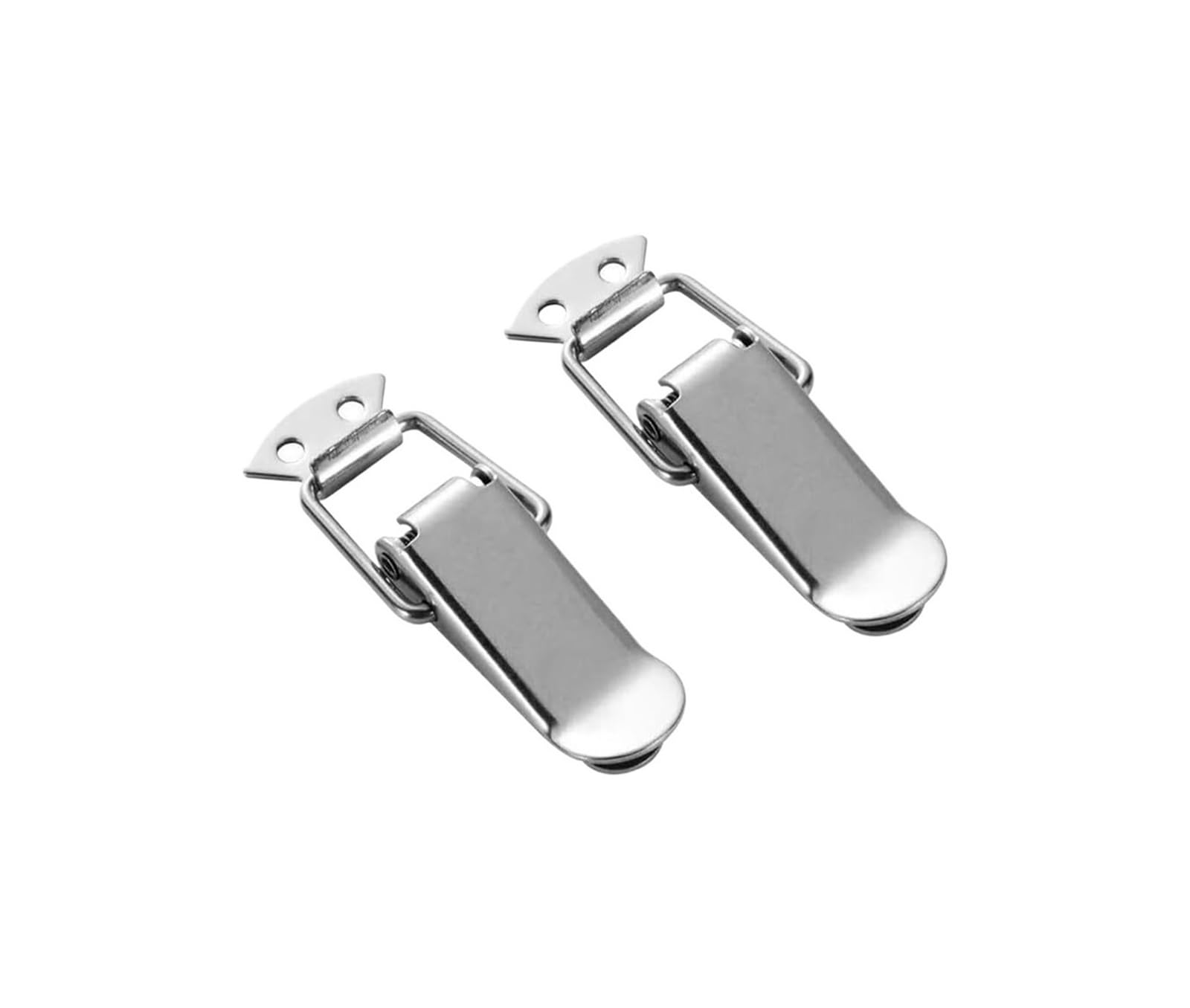 Loquet à bascule ressort en acier inoxydable de 72mm pour porte et placard en lot de 2