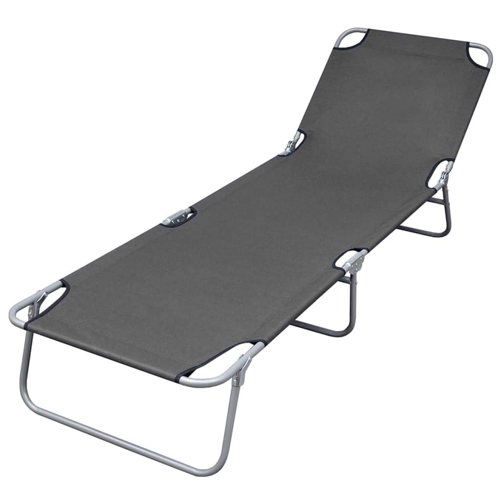 Lit de soleil pliable peu encombrant pour optimiser l'espace du balcon