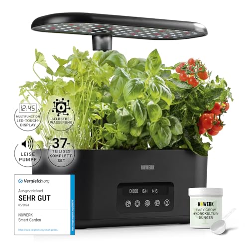 Nouri 7 Hydroponik-System – Frische Kräuter Aus Der Küche | Mit LED-Licht & 7 Pods