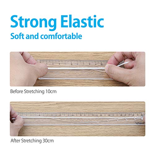 image for Lyplus Elastic Bands for Sewing 1/8 inch, 100 Yard Elastic String for 