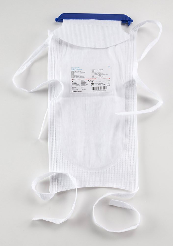 Cardinal Health 11400-100 General Use Reusable Ice Bags, Tie Attachment, 5 x 12 in., Small, Pack of 25