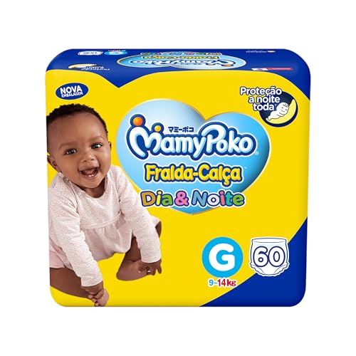 MamyPoko Fralda-Calça Dia&Noite G 60 Unidades