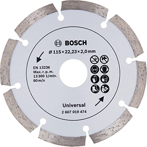 Bosch 2607019474 Disco Diamantato 115 mm Nero