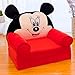 BESTWALED Minnie Pliée Canapé Canapés pour Enfants Bébé Siège Lavable Jouets en Peluche Jardin d'enfants Tabouret Enfant Chaise Décoration D'intérieur Meubles Cadeau d'anniversaire,Mickey
