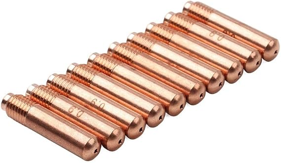 10pcs .035 Contact Tips 000068 for Miller M10 M15 M25 M40 M100 & Hobart H9 H10 MIG Welding Torch Copper Nozzle 000-068