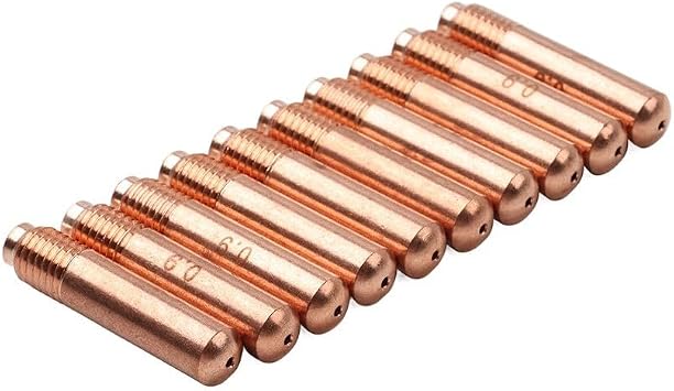 10pcs .035 Contact Tips 000068 for Miller M10 M15 M25 M40 M100 & Hobart H9 H10 MIG Welding Torch Copper Nozzle 000-068