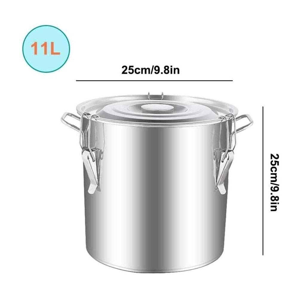Contenitori Alimenti Ermetici Contenitore For La Conservazione Degli Alimenti Da Cucina Ermetico Con Coperchi, Grande Contenitore For Farina Addensato In Acciaio Inossidabile, Organizzazione Della Dis