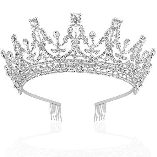 Tiaras para mujeres coronas de novia accesorios para el pelo de fiesta de graduación