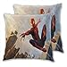 anzonto Lot de 2 taies d'oreiller Spiderman Homecoming pour canapé, lit, chaise, 45 x 45 cm
